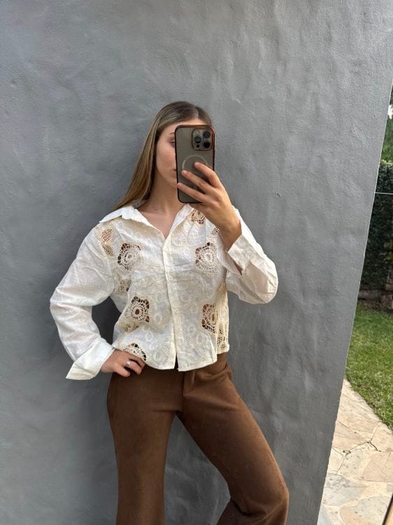 Camisa Crochet - Imagen 2