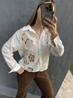 Camisa Crochet